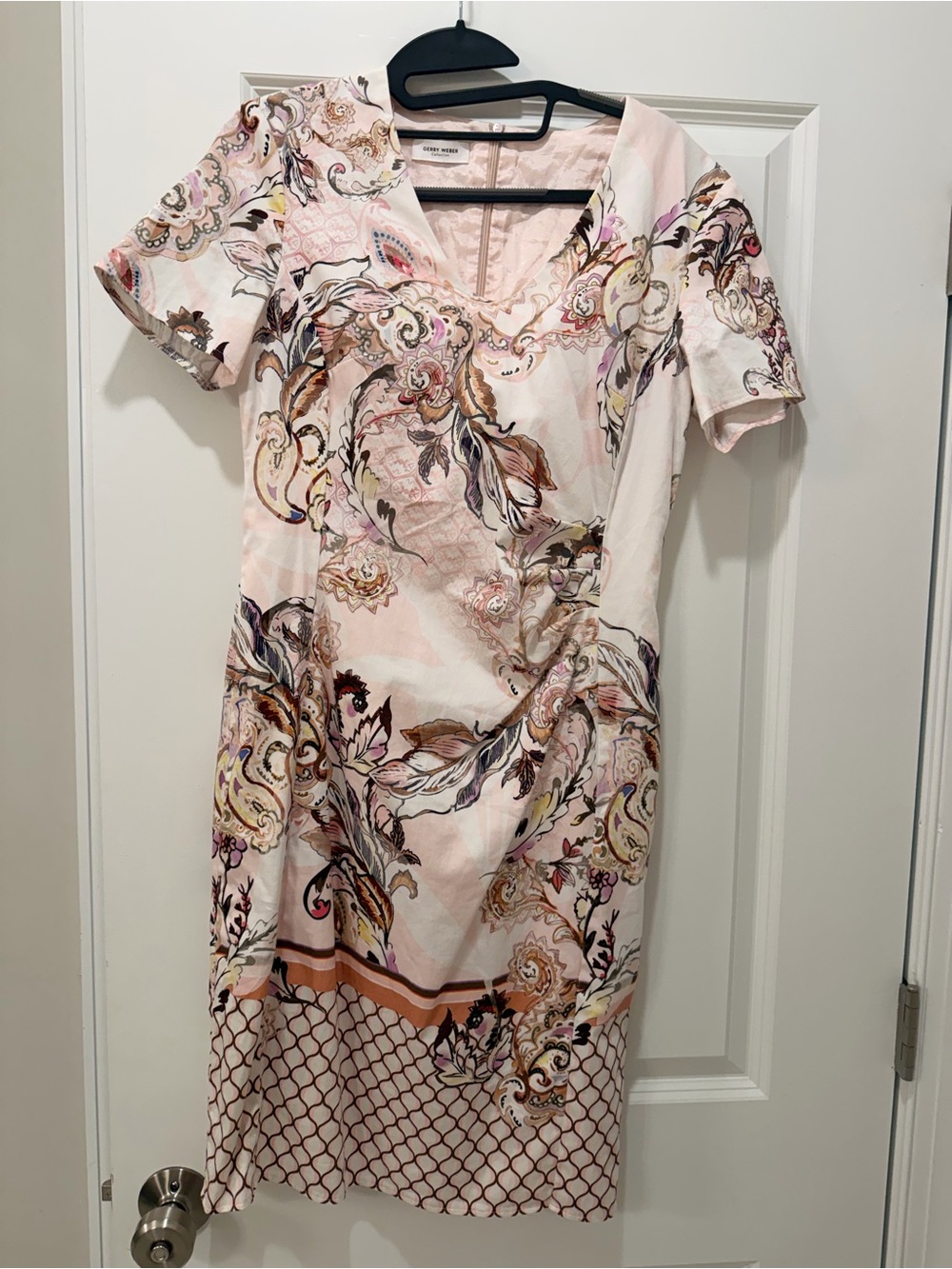 Gerry Weber Pink Paisley-Print Midi Dress